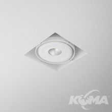 Squares 111x1 QRLED lampa wpuszczana 8W LED 3000K 31° 230V biała mat